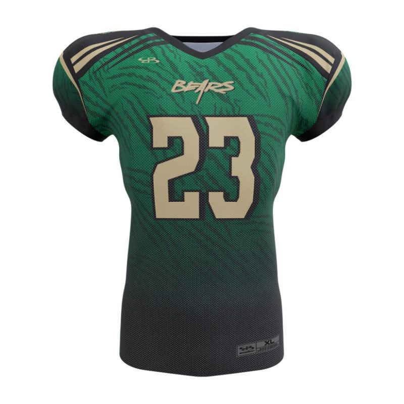 Custom Reversible American Football Jersey Green