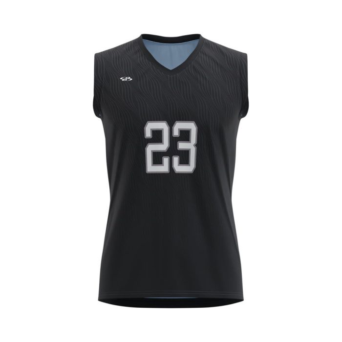 Custom Sleeveless Volleyball Jersey Black