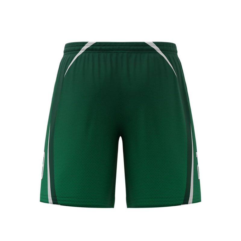 Custom Volleyball Shorts Green Texture