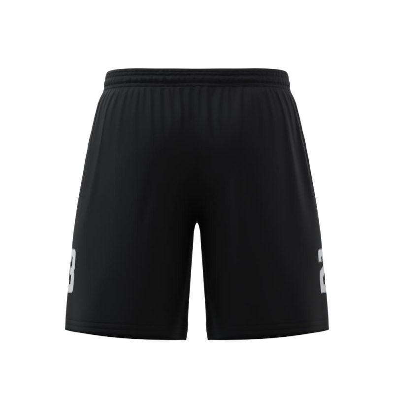 Custom Volleyball Shorts Black Texture