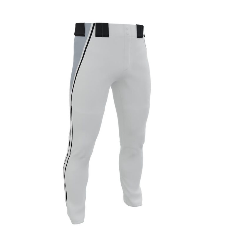 Custom American Baseball Pipe Pants White