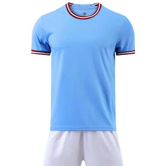 Custom Soccer Jersey Uniform Sky Blue